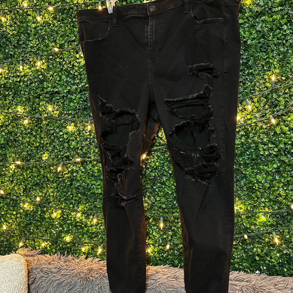 American Eagle Outfitters Black Denim Jeans
